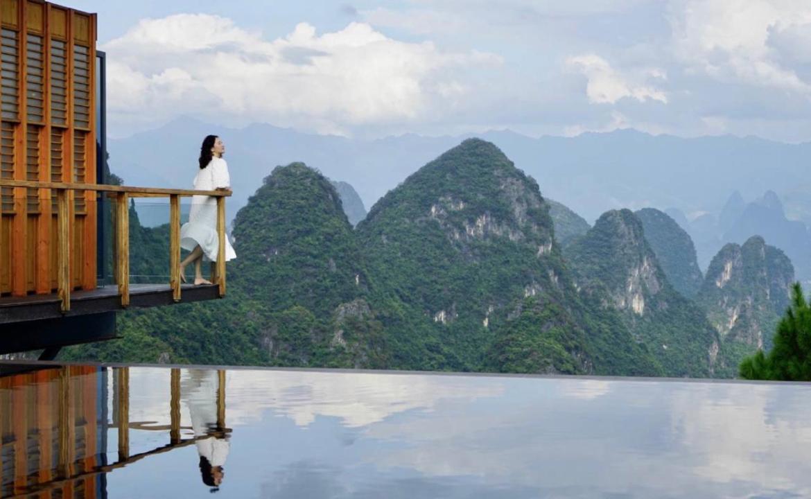 Misty Wonderland ,Yangshuo Xingping Hotel Eksteriør billede